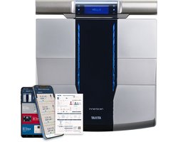 TANITA RD-545HR Slimme Personenweegschaal - Segmentale Lichaamsanalyse - Hartslagmeting - Vetpercentage & Spiermassa - Bluetooth App - BIA-Technologie