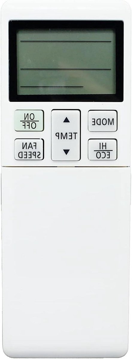 Afstandsbediening Vervanging - Airco Bediening - Klimaatregeling - Klaar voor Gebruik - 16.5 cm - Zwart