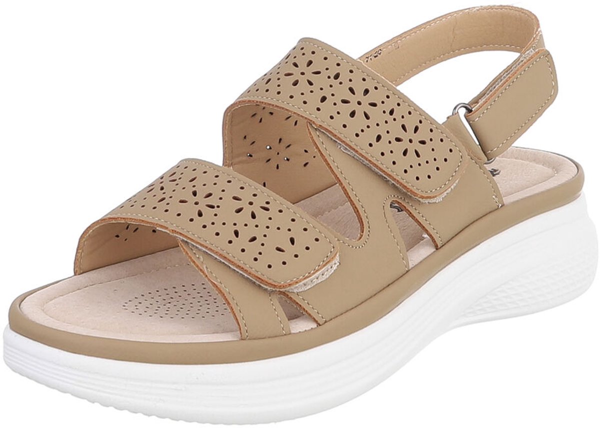 Sandalen - Verstelbare hielsluiting - Dames Mt:38
