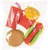 foto van Lg-imports Speelgoedeten Fastfood 4delig gummen
