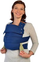 Marsupi Blauw Blue Ocean draagzak met klittenband sluiting voor het dragen van uw baby.