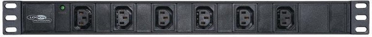 POWER STRIP 19" - 6 WAYS - 1U