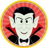 Halloween 10x Halloween onderzetters vampier/Dracula