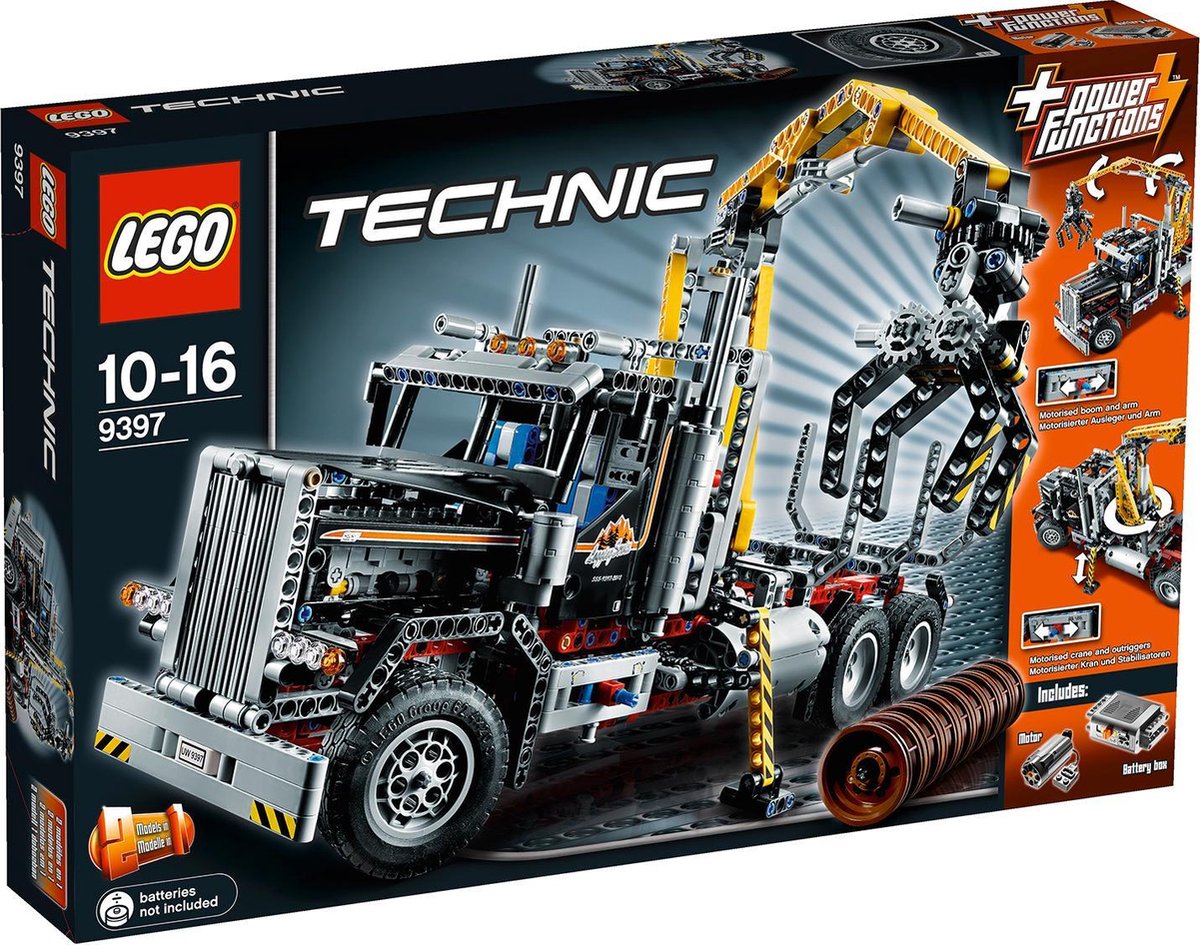 steek De gasten slikken LEGO Technic Boomstammenstransport - 9397 | bol.com