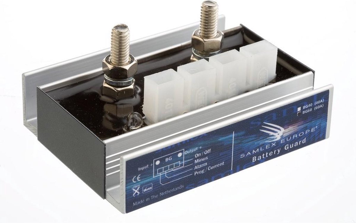 Samlex Waterdichte Accu Bewaker Bg60 12/24V 60A I