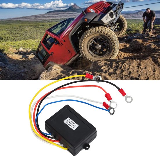 Lieren, Draadloze Lier Afstandsbediening Kit met Indicator 75ft Bereik 12V Anti Interferentie Elektrische Controller, Draadloos voor Universal Fit Voertuigen