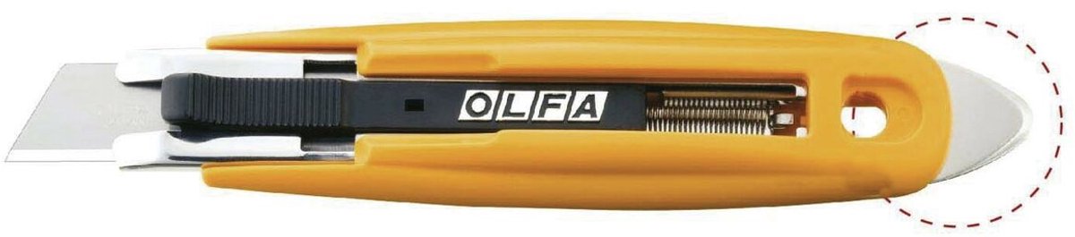 Cutter Olfa 17,5 X 0,6 MM 17,5 mm Voor de veiligheid