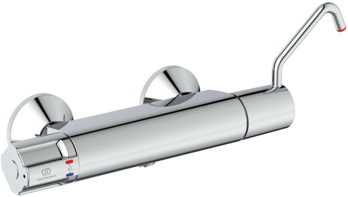 Venlo Venlomix Medical New douchekraan thermostatisch met desinfectie en hendel chroom
