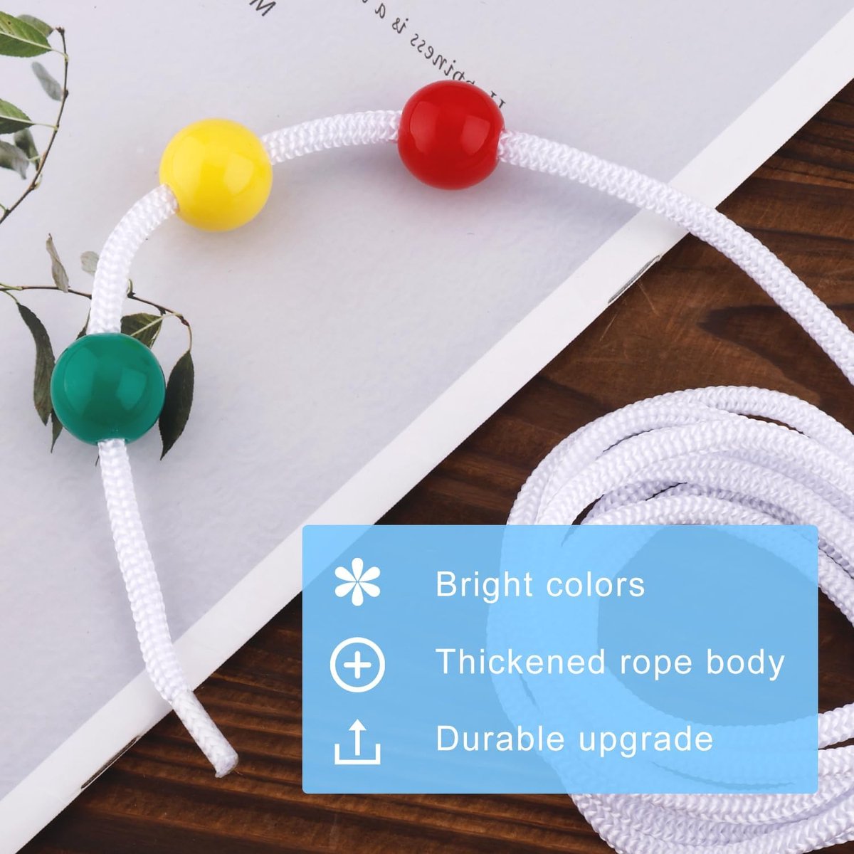 3 Beads Brock String Vision Therapy Sight Focusing Vision Convergence Training Tools for Children Myopic Strabismus Correction