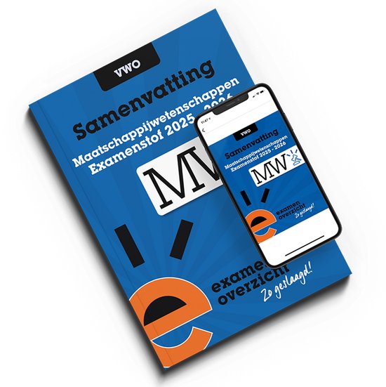 ExamenOverzicht - Samenvatting Maatschappijwetenschappen VWO - cover