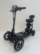 COMFYGO MS3000 Elektrische scootmobiel, 4 wielen, maximale snelheid 18 km/u, 10,4 Ah Lithium-ion accu, Actieradius tot 25 km, Zwart, Standaard stoel + Kinderzitje