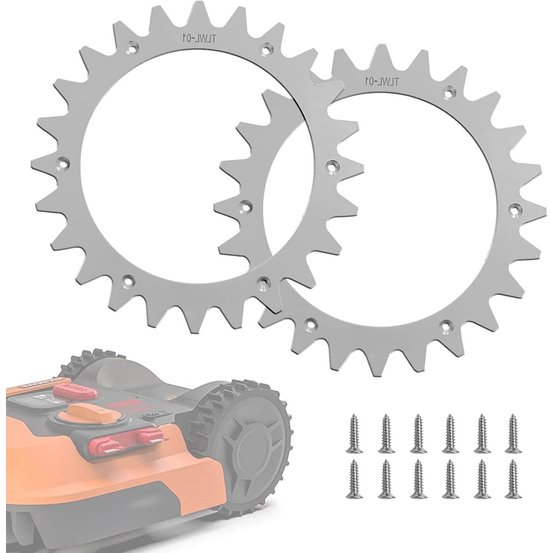 Roestvrijstalen spikes voor Worx Landroid S/M robotmaaier S300/450i