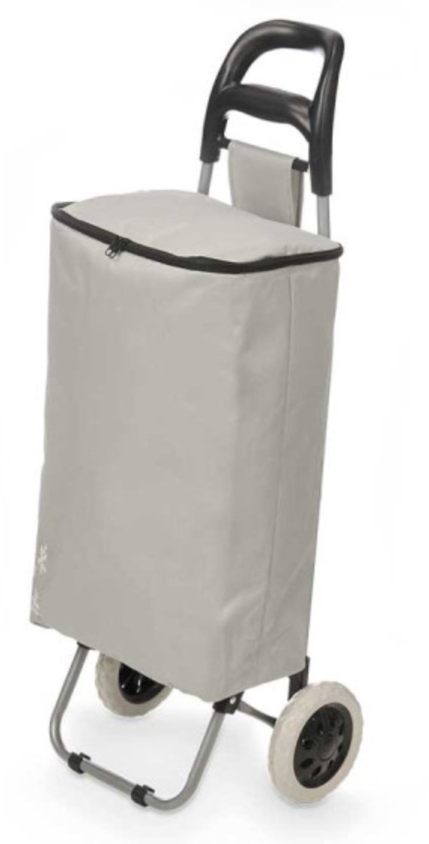 Arte Regal Boodschappen trolley - 32 l - grijs - 35x95 cm - met wielen