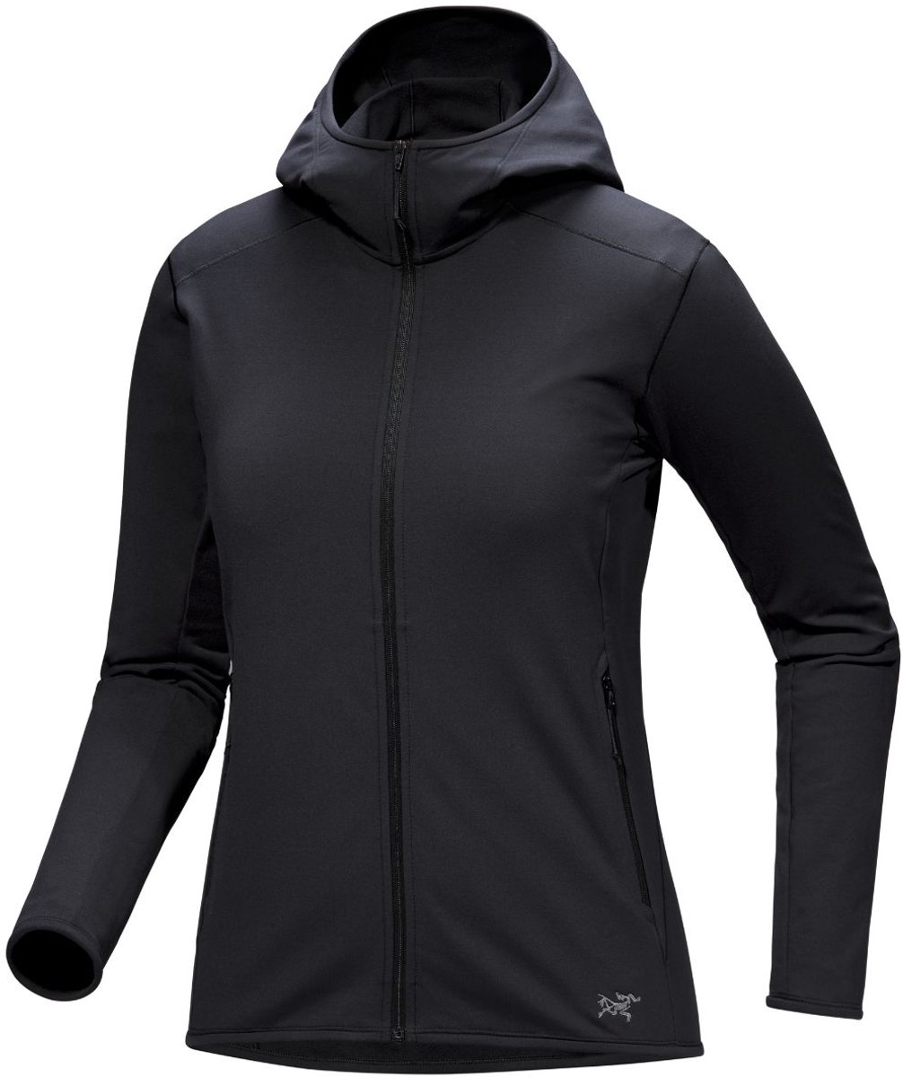 Kyanite LT Hoody Fleece Dames Black M