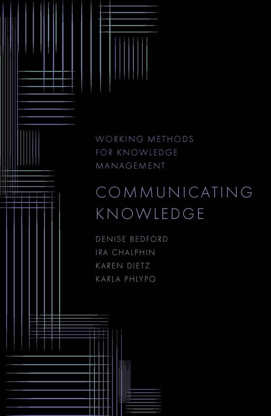 Working Methods for Knowledge Management - Communicating Kno ... - cover