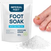 Voetenbad Zout - Voet Soak - met Tea Tree Oil en Epsom Zout - Helpt bij kalknagel en Voetschimmel- Kramp - Wintervoeten - Wintertenen - Zware voeten en benen
