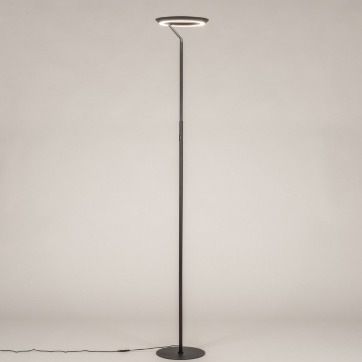 Lumidora Vloerlamp 15664 - CELESTE - 2 Lichts - Ingebouwd LED - 21.0 Watt - 1400 Lumen - 2700 Kelvin - Zwart - Metaal - Met dimmer