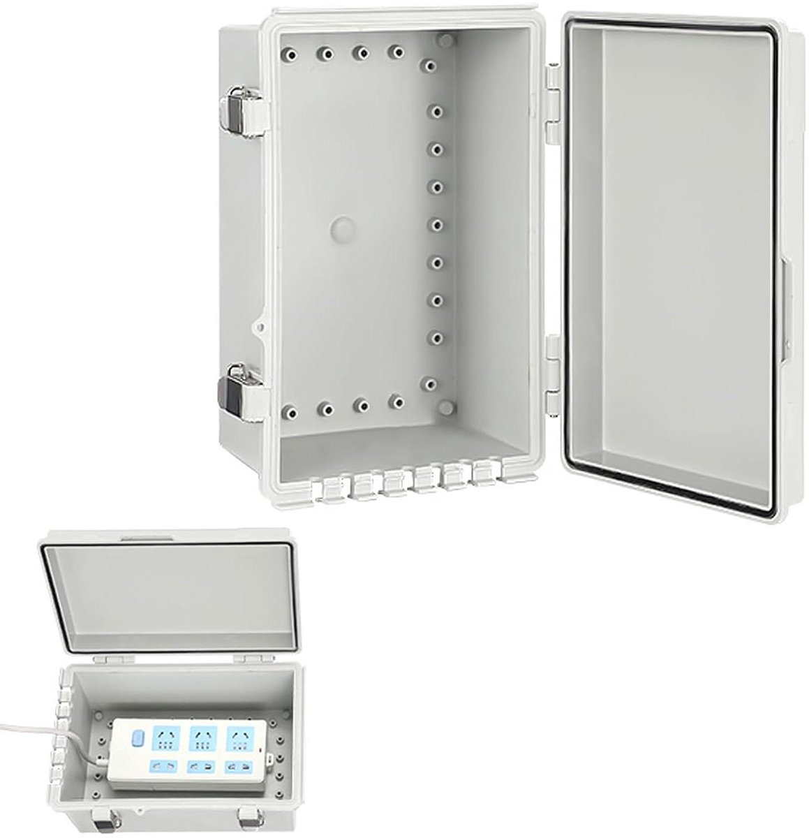 Waterproof elektrische behuizing IP65 waterdicht met slot voor industriële toepassingen 190 x 140 x 290 mm