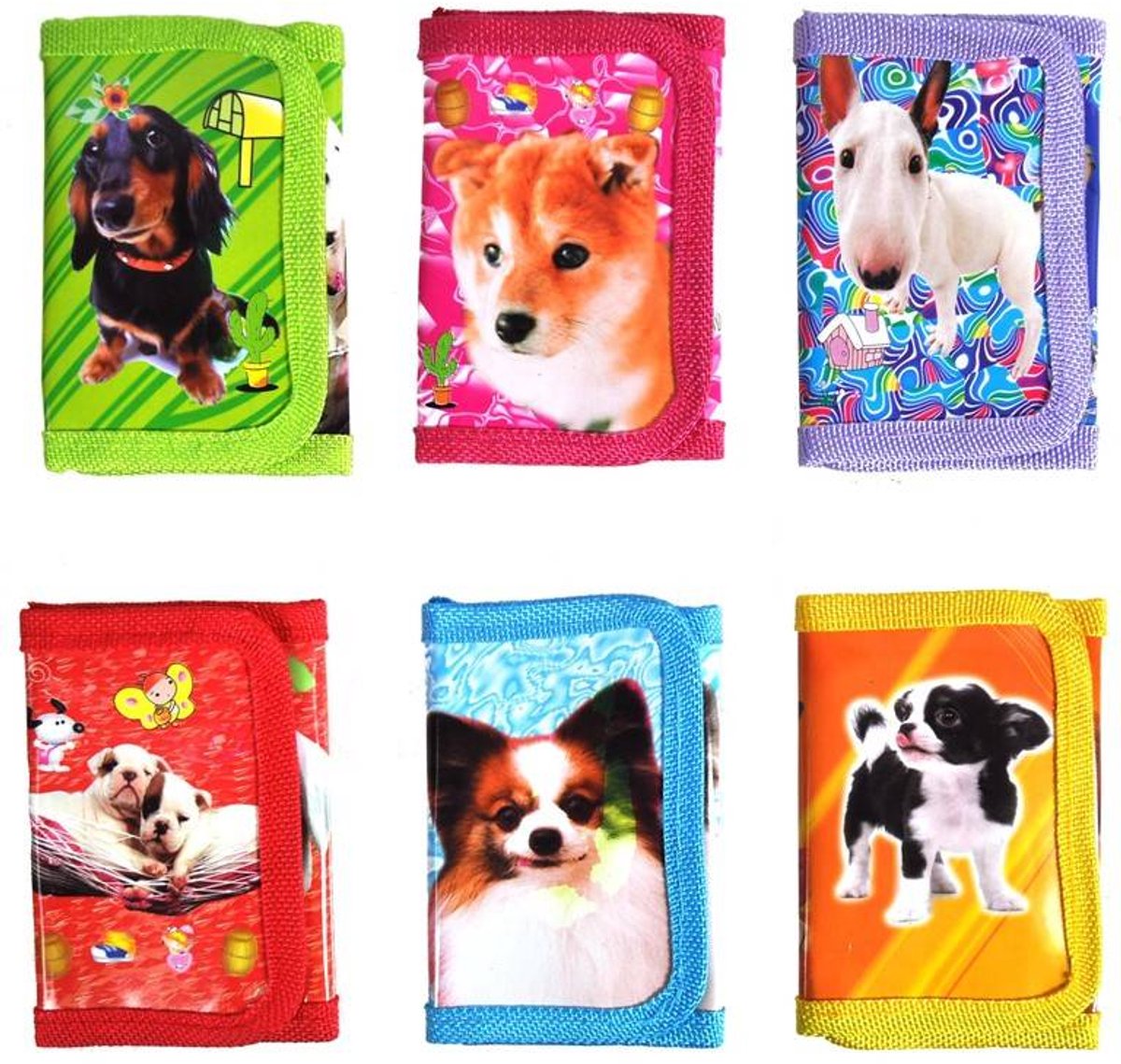 Decopatent - 12 Stuks - Kinder Portomonnees - Mix Dieren - Portomonai - Uitdeelcadeautjes - Uitdeel Traktatie voor kinderen - Jongens - Meisjes Portomonai