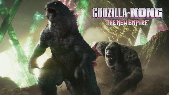 Godzilla x Kong The new Empire Action Figure Deluxe elek - Giant King Kong