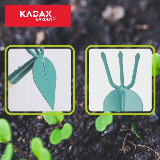 KADAX Tuinhak voor dames, tuinhak met metalen kop, dubbele hak voor het luchten, losmaken en wieden van de grond, onkruidhak voor het verwijderen van onkruid, tuinaccessoires met steel van hout (3 van Merkloos	 — afbeelding 4
