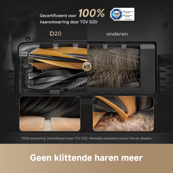 Dreame Robotstofzuiger D20 Ultra 2-in-1 Wit | fnac België