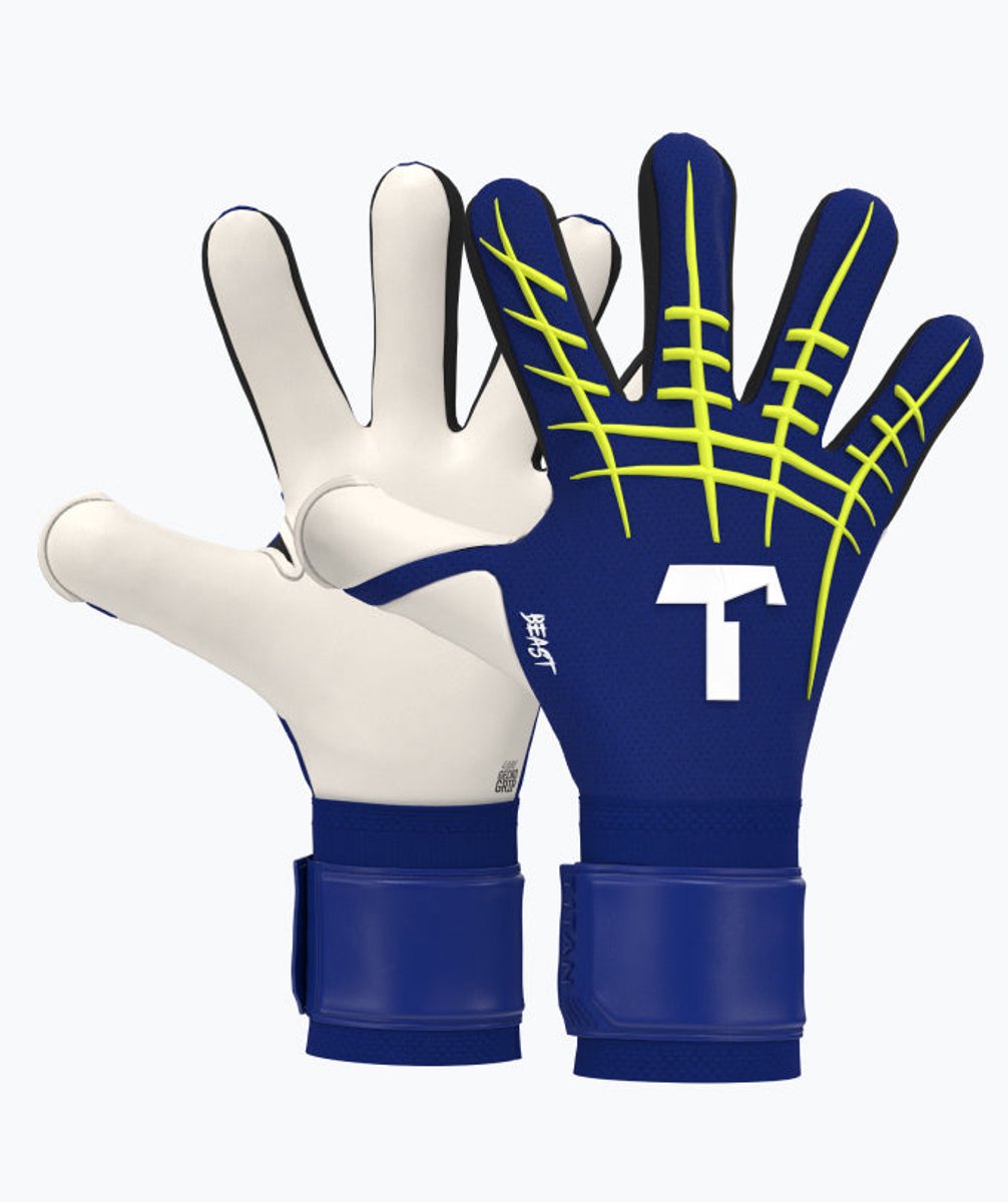 T1TAN Blue Beast 3.0 Keepershandschoenen volwassenen & jongeren - Maat 6