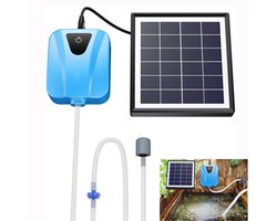 Vijverpomp zonneenergie - Solar Vijverbeluchter - Luchtpomp + Zuurstofpomp - Voor Tuinvijver Aquarium