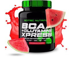 Scitec Nutrition Scitec Nutrition ® - BCAA + Glutamine Xpress (600 gram - Watermelon) - Watermeloen - 50 doseringen - aminozuren - aminozuur - bcaa - l-isoleucine - l-leucine - l-valine - poeder