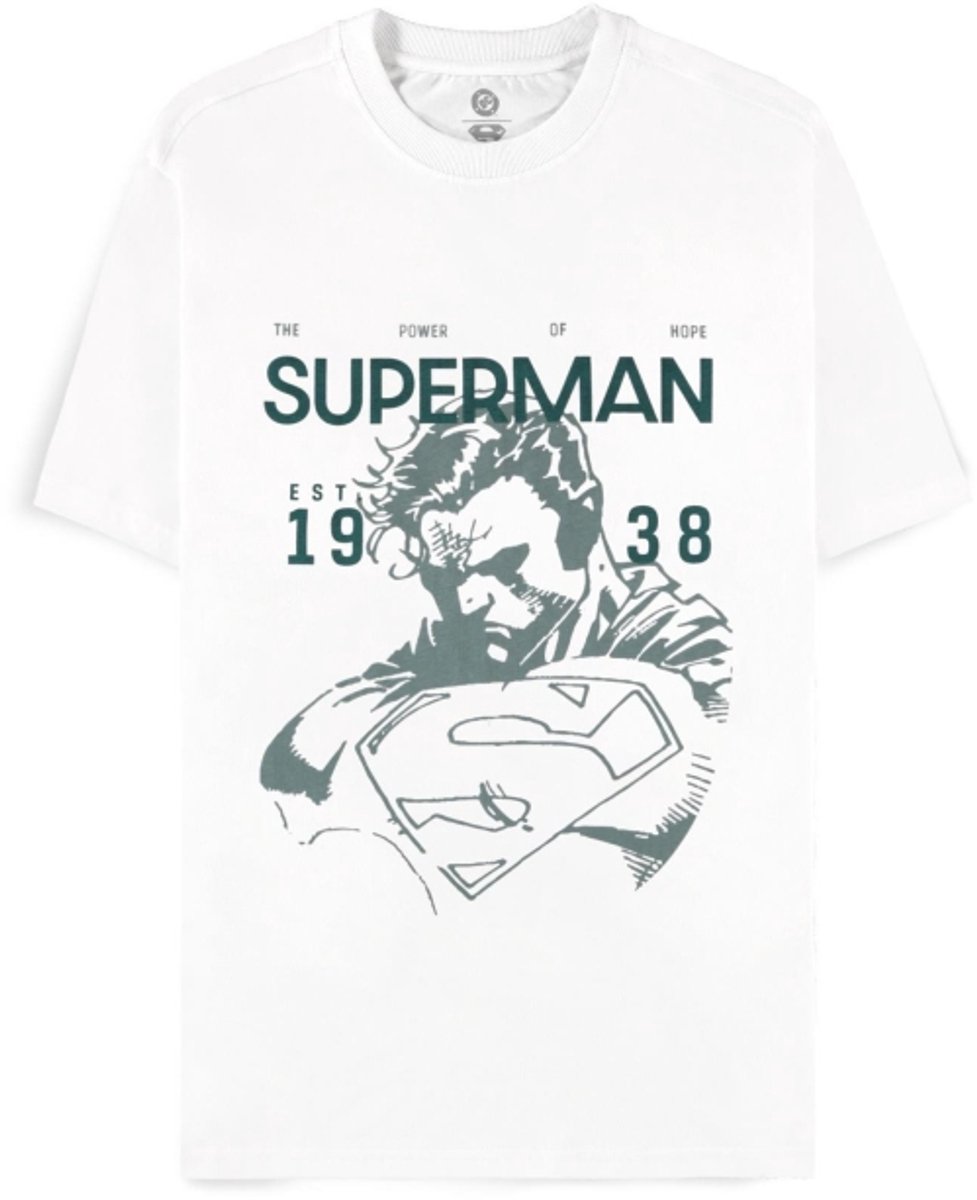 DC Comics Superman - Hope Heren T-shirt - M - Wit