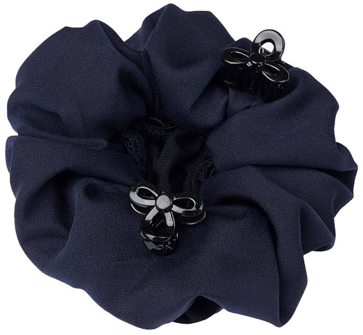 Lemieux Haarelastiek Lemieux Met Crystal Haarnet Donkerblauw-zwart