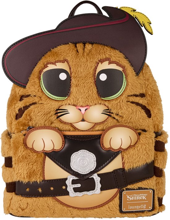 Dreamworks Loungefly Backpack Shrek Puss in Boots Cosplay