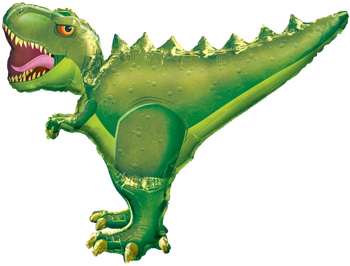 Dino Folieballon | hoogte 80 cm | Geschikt voor helium