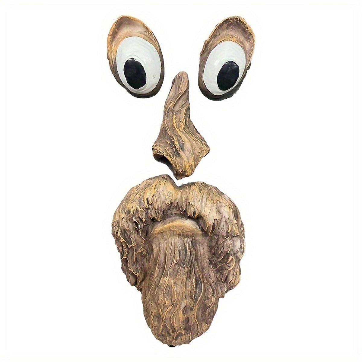 Grappige Boomdecoratie | Harsen beeld | Gezicht Tuinbeeld | Tuin Decoratie Voor Buiten | Tuin Wanddecoratie beeld | Tuin Decoratie Metaal | 12*23 cm