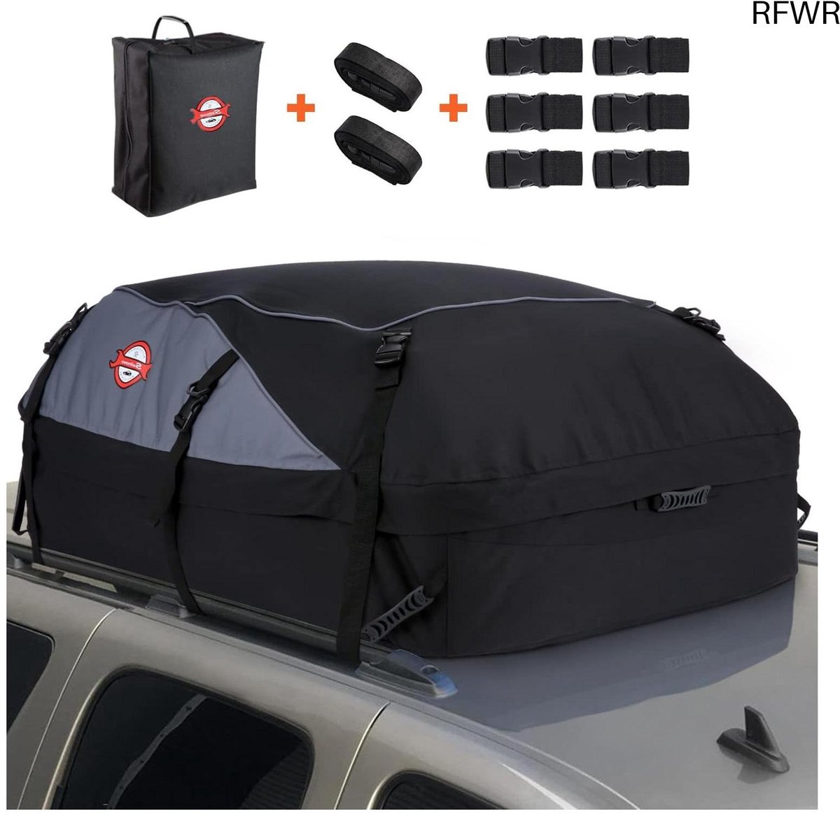 RFWR® Opvouwbare Dakkoffer 566L - Waterdicht en Ruim voor Auto en SUV