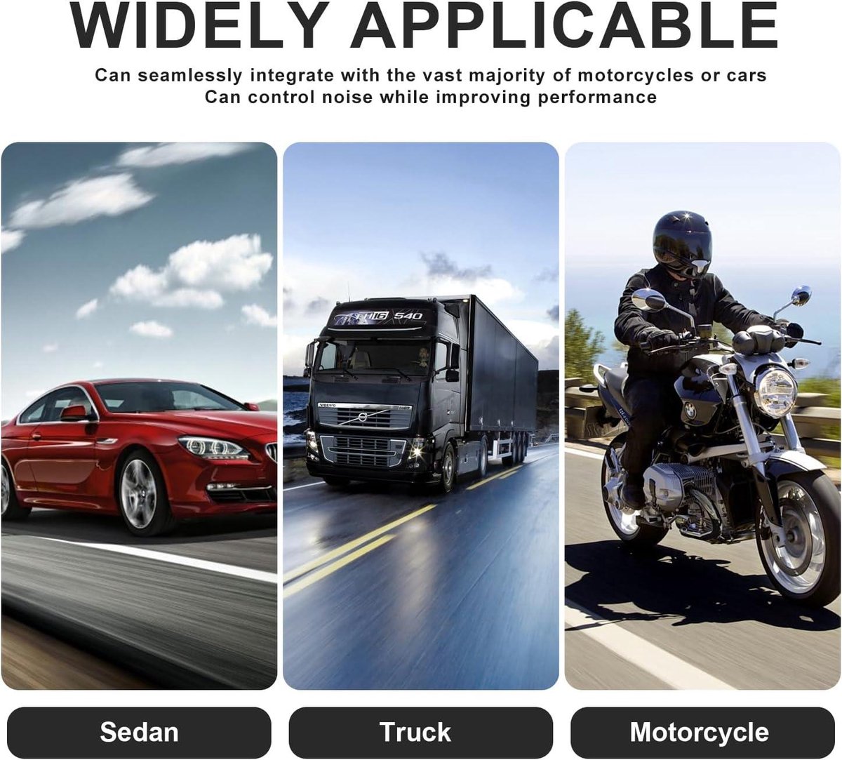 Allecto Plus - Universeel Motorhitteschild voor Motorfietsen - Hittebeschermplaat Metaal - Moto Uitlaatafdekking - Roestvrijstalen Kabelbinders - Motorcross Bike Accessoires