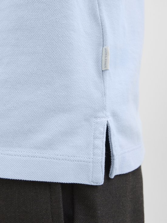Polo Jack & Jones Jprbluwilliam Wash SS Polo Sn 12257315 Chambray Blue Homme Taille - L