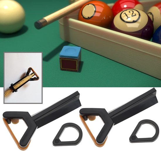 Allecto Plus: Pool Cue Tip Klem - Reparatie Tool voor Biljart en Snooker - Y-type Clip - Druk Sticks Accessoires - Set van 2 — afbeelding 3
