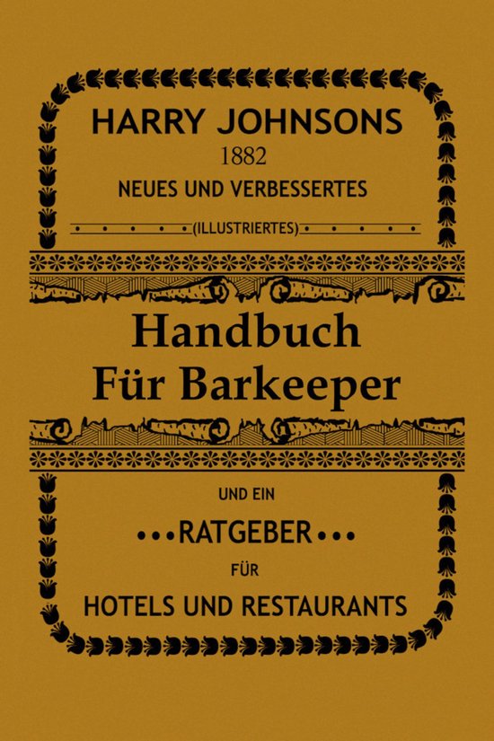 Handbuch für Barkeeper - cover