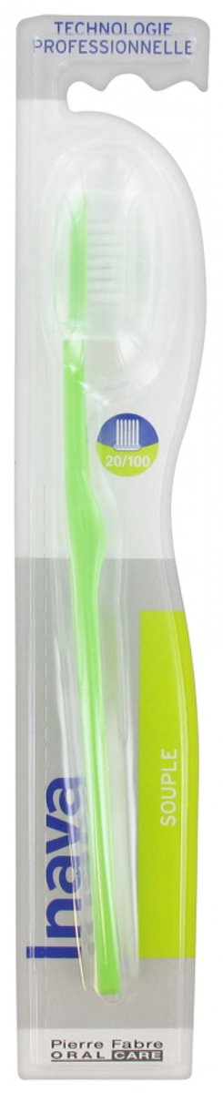 Inava Zachte Tandenborstel 20/100 (Kleur : Groen)