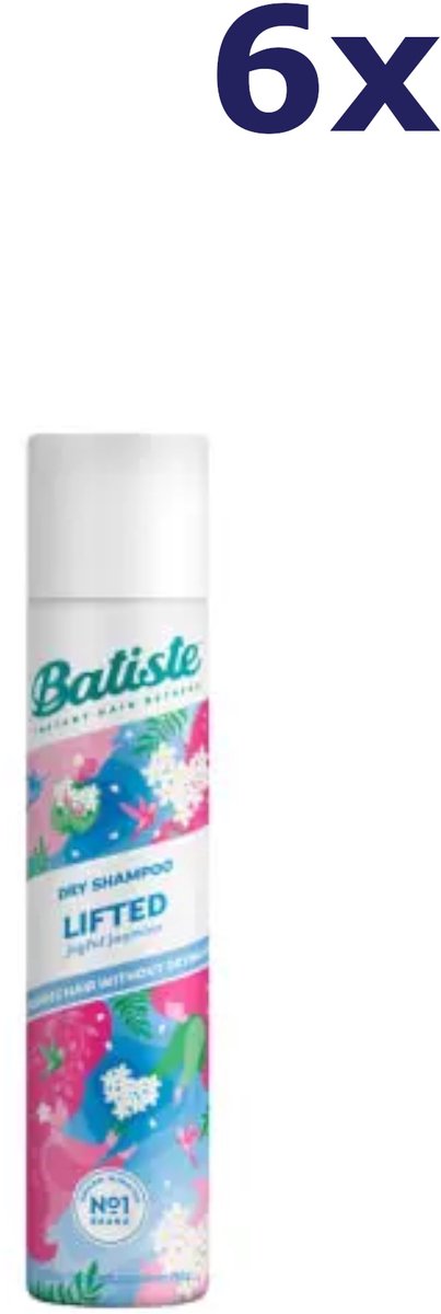 6x Batiste Dry Shampoo 280ml Lifted