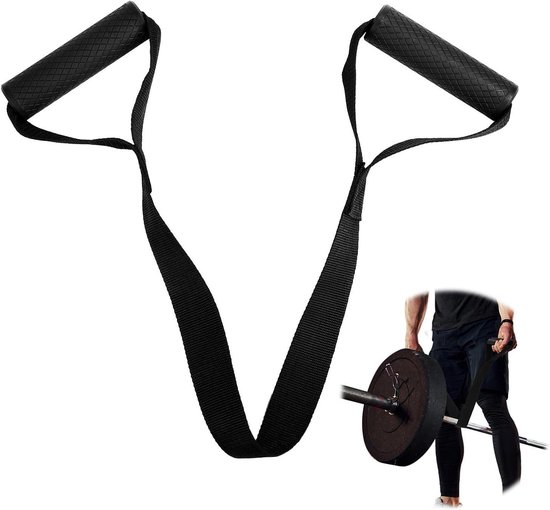 Foto: Allecto plus handgrepen voor t bar row oefening draagbare landmine straps weerstand band voor krachttraining spieropbouw met handvatten