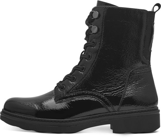 Tamaris Bottes à lacets à lacets Laque noir - Taille 37