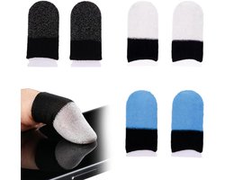 Allecto Plus - 3 paar vingerafdekkingen voor mobiele games met ademend vermogen en antislip - Professionele games - Touchscreen-zijkanten