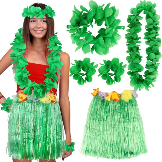 Hula Rok met Bloemen en Klittenband voor een Tropisch Feest | bol Hula Rok met Bloemen en Klittenband voor een Tropisch Feest | bol