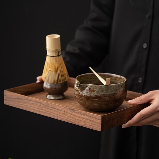 Matcha-roerder - Japanse theeservies - Bamboe matcha-set - Matcha-theeservies roerder - 2 stuks — afbeelding 5