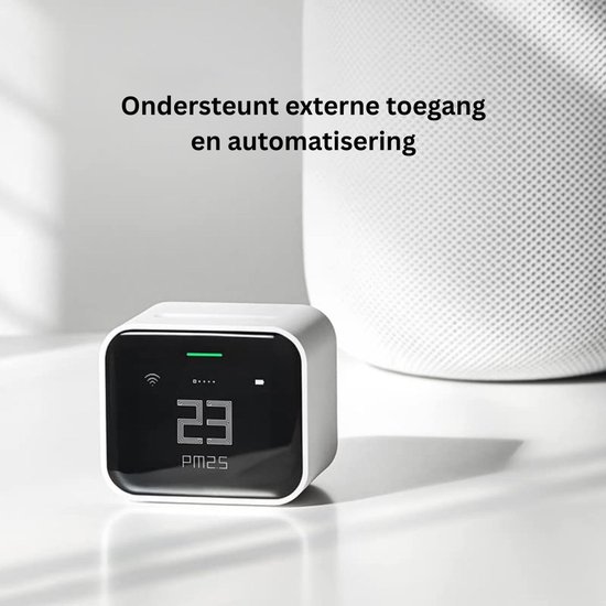 CLVP Fijnstofmeter Wit Zwart