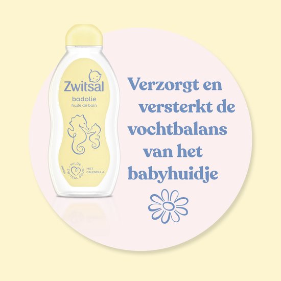 Zwitsal Badolie - Baby - met ingrediënten van natuurlijke oorsprong en calendula - 6 x 200 ml van Zwitsal — afbeelding 3
