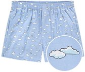 Boxer large Pockies pour homme bleu nuages