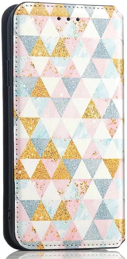 Allecto Plus - Étui portefeuille pour Motorola Edge 40 Pro - Motif ciel étoilé rose - Étui en cuir de Luxe avec support et emplacement pour carte - Magnétique - Coque de protection pour smartphone Keyword